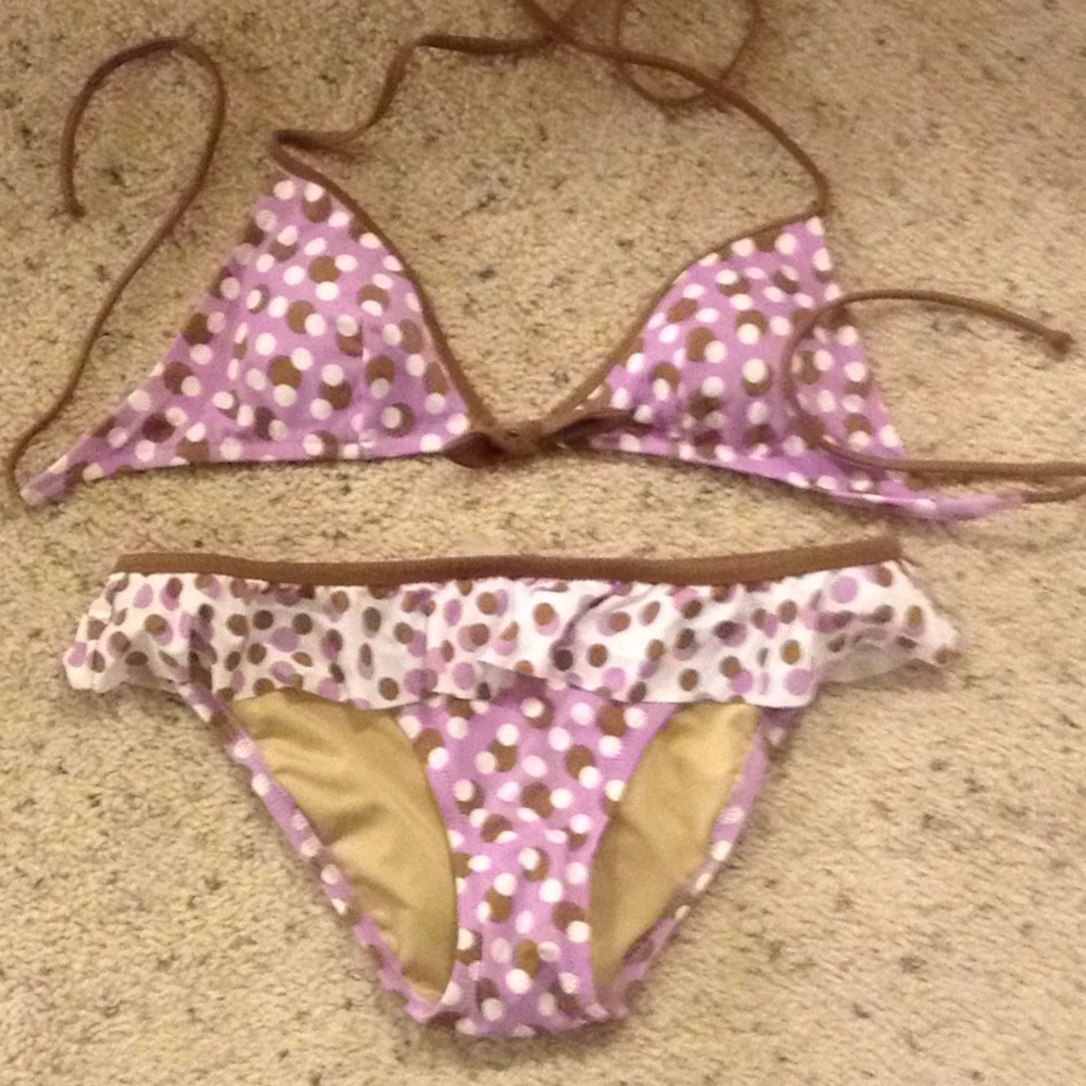 NWOT Victoria Secret Polka Dot Bikini Never Worn